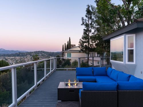 sunset view from a remodeled terrace san diego ca