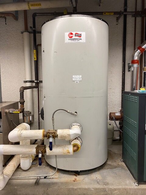 Water heater project completed with it being replaced.